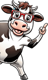 Milky, die hilfreiche Kuh der Schweizerdeutsch Übersetzer App